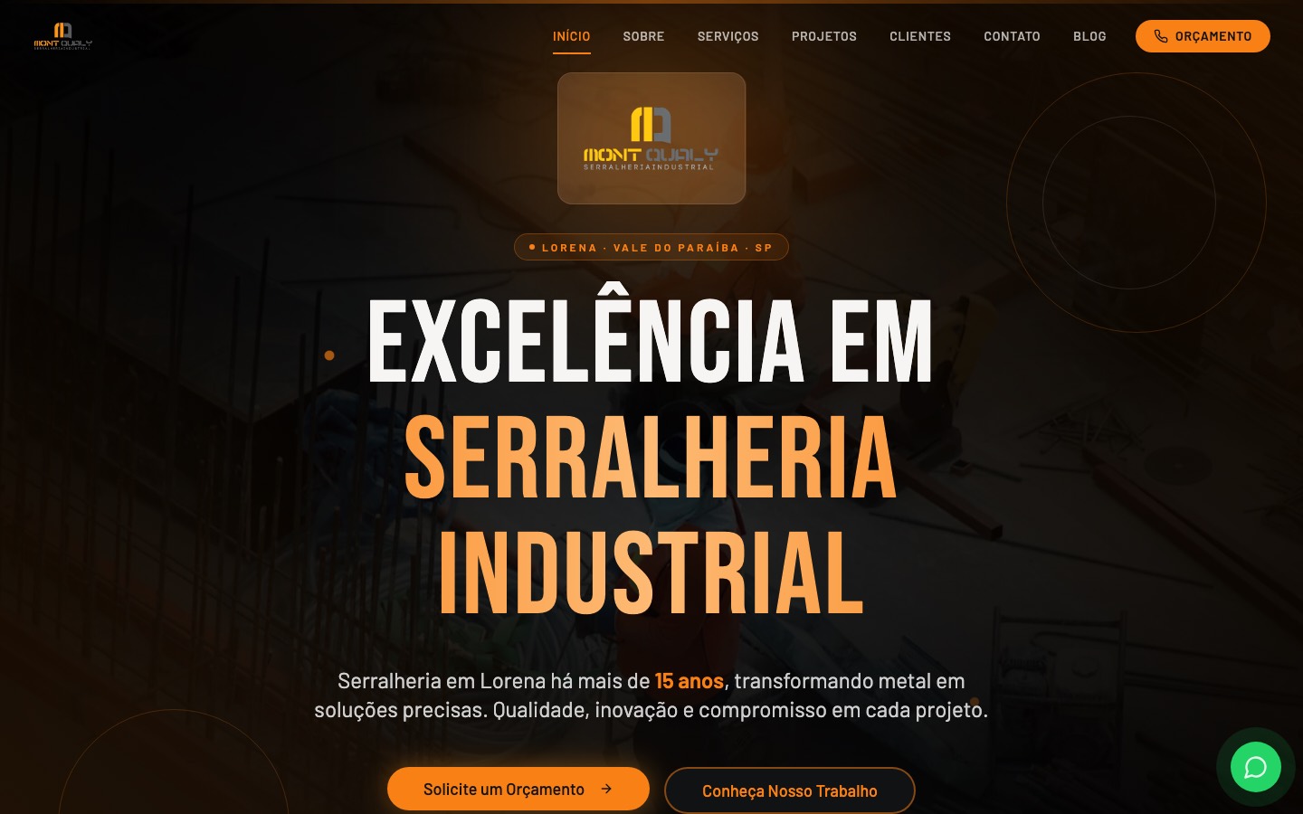 Site MontQualy no computador